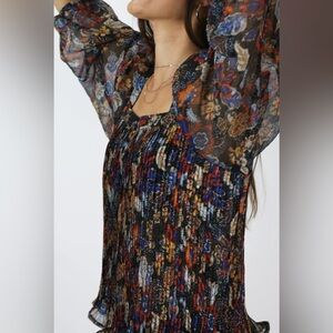 Dear John Brielle Novelty Floral Print Women's  Top Size L